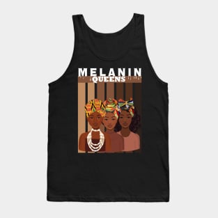 Melanin Queens Afro Black Pride Tank Top